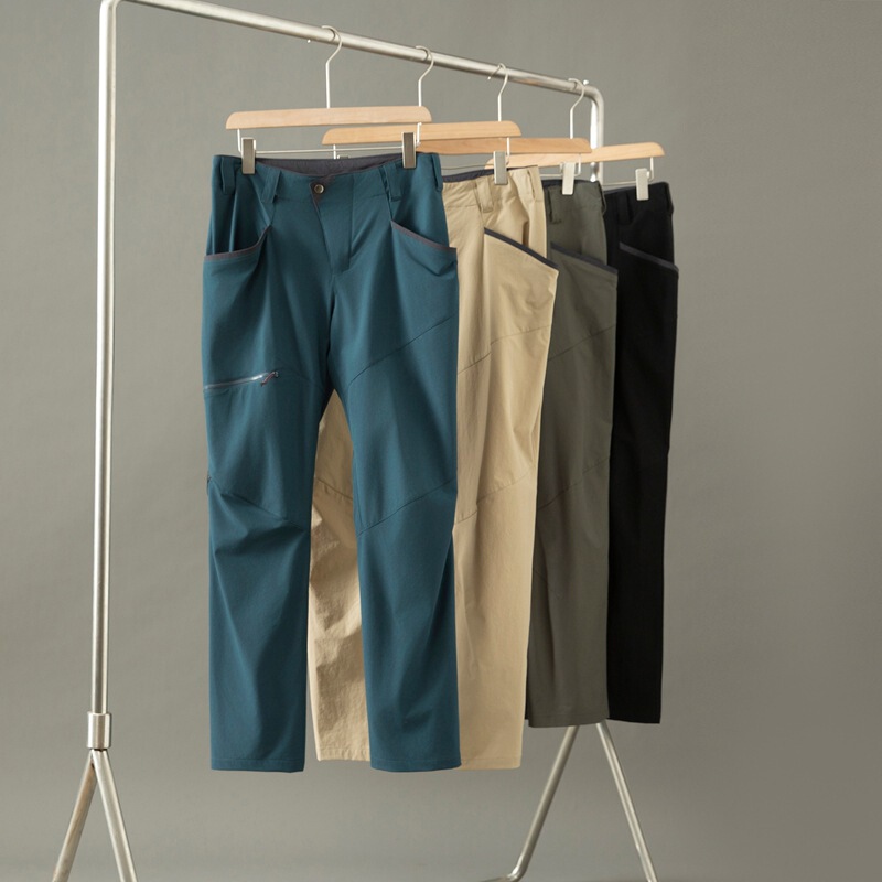 2.0 version! Four seasons can be worn ~ outdoor lightweight high elastic breathable spring and summer men's cross-country hiking soft shell casual pants
