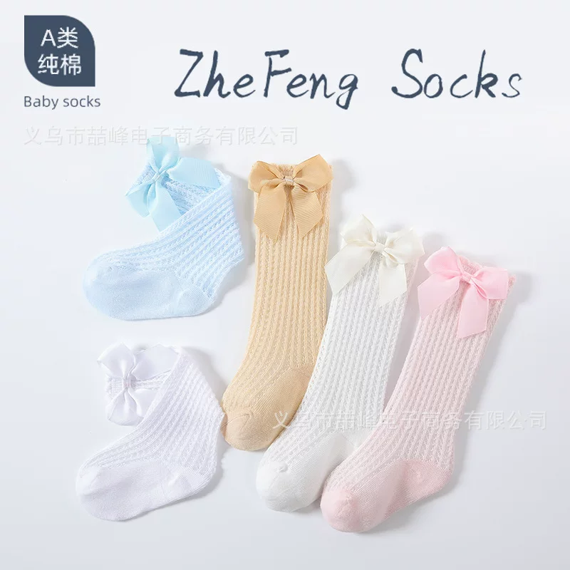 Детские брендовые летние тонкие гольфы до колена для принцессы, Испания