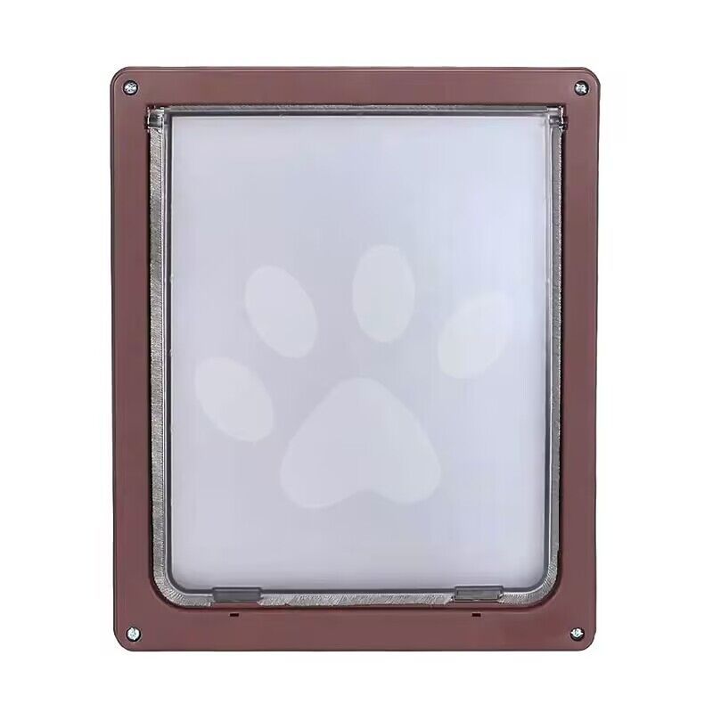 Nuevo tipo de puerta para perros con impresión de garras de perros, puerta de perros, interruptor de control de entrada libre