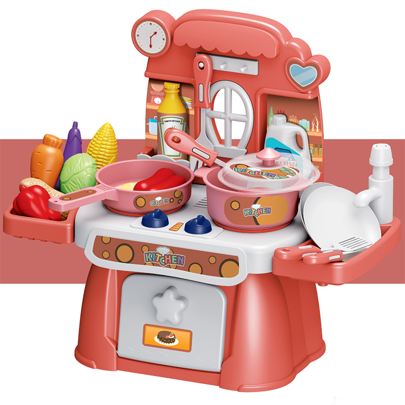 놀이 집 요리 미니 주방 용품 세트 어린이 주방 장난감 소년  2 여자 3 세 선물