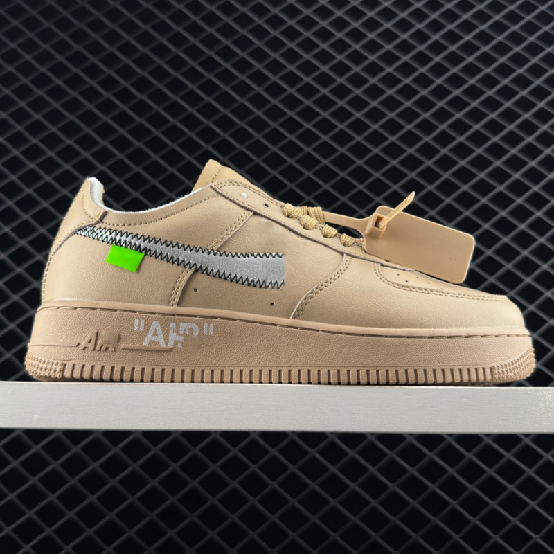 Putian AF1 skate OW Air Force No. 1 red de hilo OFF AF1 OW zapatos de skate casuales para hombres y mujeres.