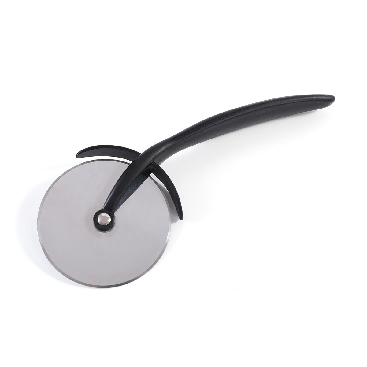 Amazon venta caliente cuchillo de pizza multifuncional retráctil multirueda cuchillo de barra de galletas cuchillo de corte de acero inoxidable de cabeza única