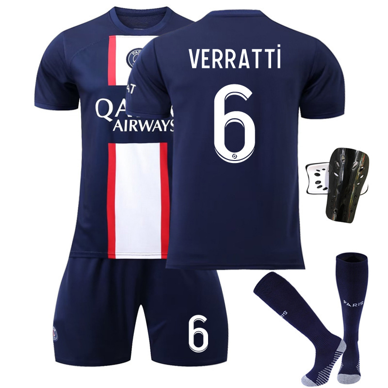 Venta al por mayor 2223 París casa Corte N ° 30 Jersey N ° 7 mbapei N ° 10 Neymar fútbol uniforme traje masculino fabricante