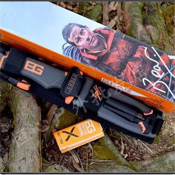 BG Bell Straight Knife Wild Survival Camping Defense Knife Multifunctional Tactical Outdoor Sharp High Hardness Portable Knife