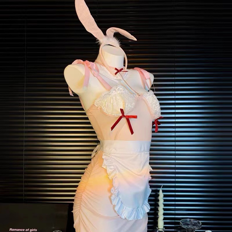 Nurse Roleplay Lingerie Set, Polyester Uniform Costume with Bag Packaging — detail image 7