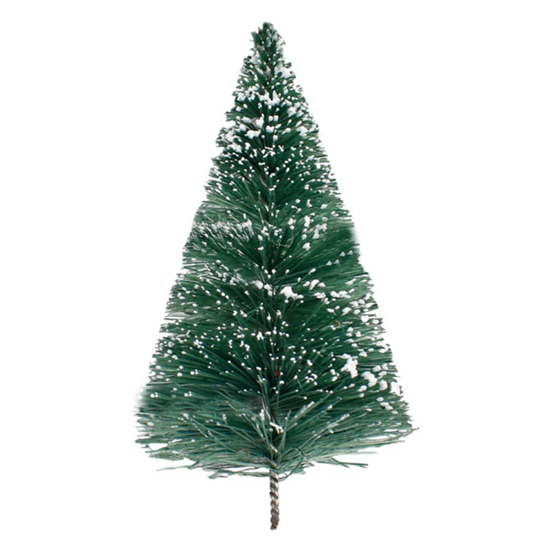 Рождественский праздник настольная украшение маленькая рождественская елка трансграничный зеленый декор мини снежные очки Рождественская елка 3.5-23cm