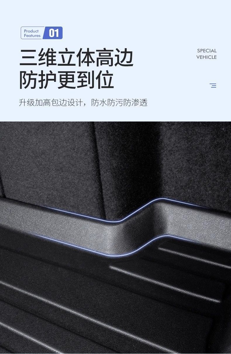 Suitable for Guangqi Honda ZRV Trunk Mat Decoration Supplies Interior Modification Accessories TPE Car Waterproof Tail