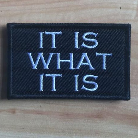 Made of English letters embroidered cloth stickers three-dimensional Velcro, personalized English letters Velcro badges morale badges