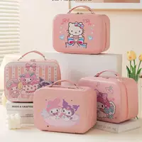 Capacious hair mesh, handheld storage box, organizer bag, internet celebrity