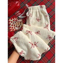 I 77105 Fleece wide-leg casual pants �����������п�羳