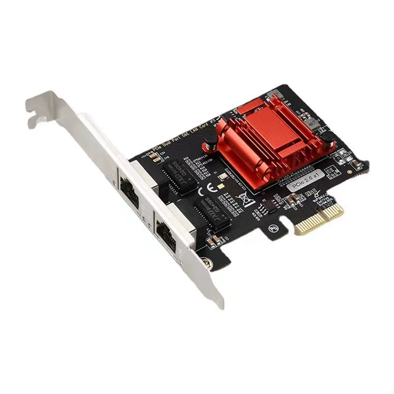 PCI-E двоичный порт X1 гигабитная сетевая карта i82576 настольный компьютер схождение проводной сервер плавный маршрут