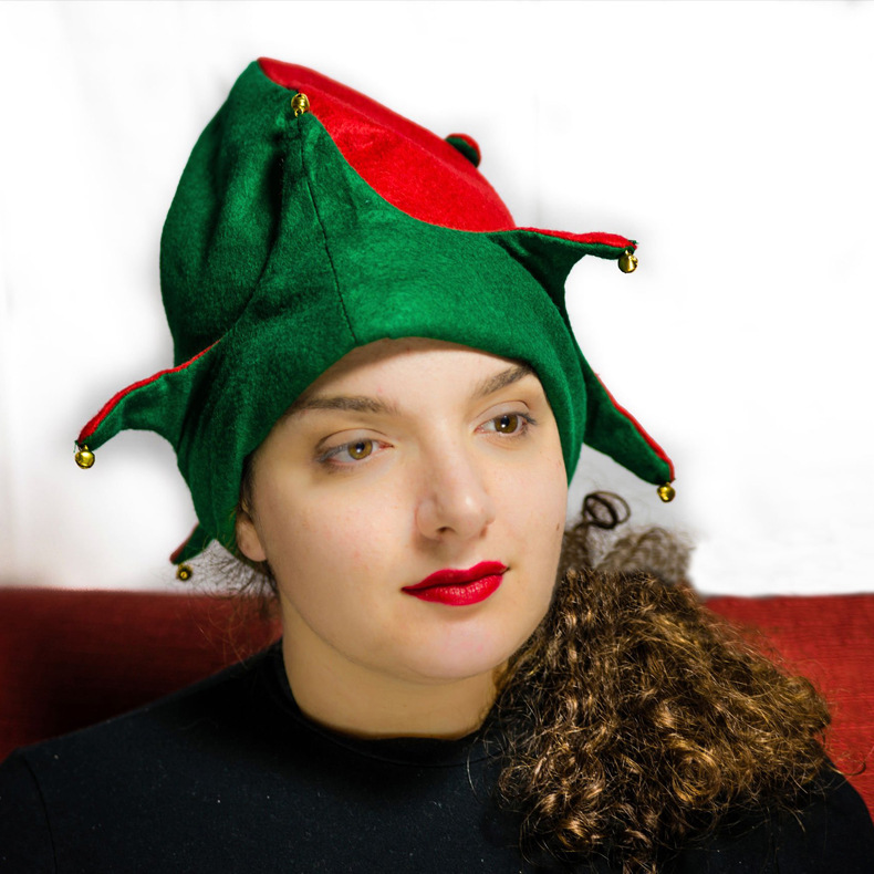 Sombreros de Navidad transfronterizos de genios para adultos niños genios juegan sombreros festivos atmósfera de vestuario accesorios