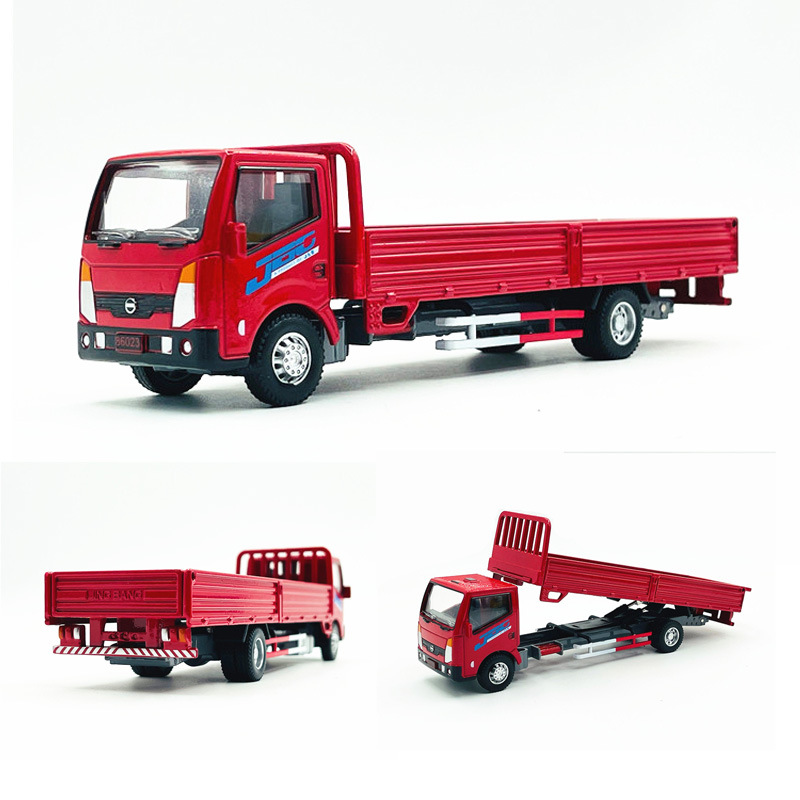 Jingbang 1:60 Light Truck Alloy Model Extended Dump Truck Engineering Vehicle Truck Transport Vehicle Toy 86023
