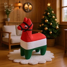 捏捏乐解压创意仿真PU发泡中回弹皮纳塔羊驼慢回弹减压摆件来图定