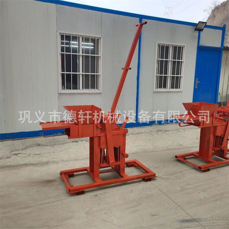 小型手动粘土制砖机 双孔植草连锁砖真空砖黏土瓦机 仿古瓦挤出机