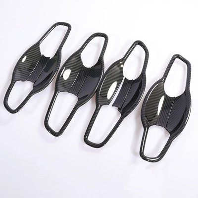 Light Eyebrow Car Exterior Decoration, Other Automotive Exterior Supplies - door-bowl-carbon-fiber-pattern