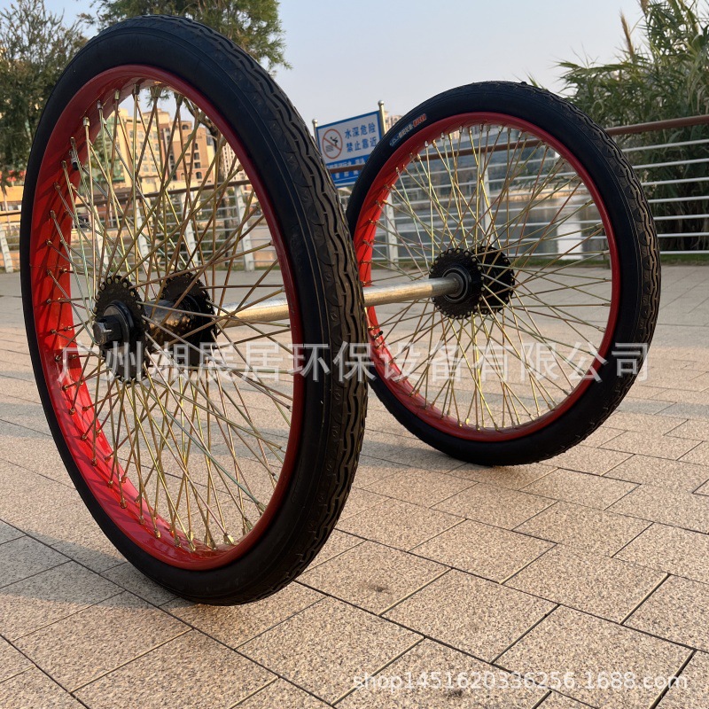 正品朝阳牌26×2 1/2充气轮工地翻斗车轮胎26寸板车架子车轮加厚