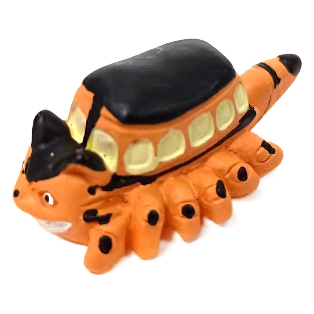 Resina decoración lindo Totoro coche nueva decoración acuario paisaje decoración pecera micro paisaje colgante