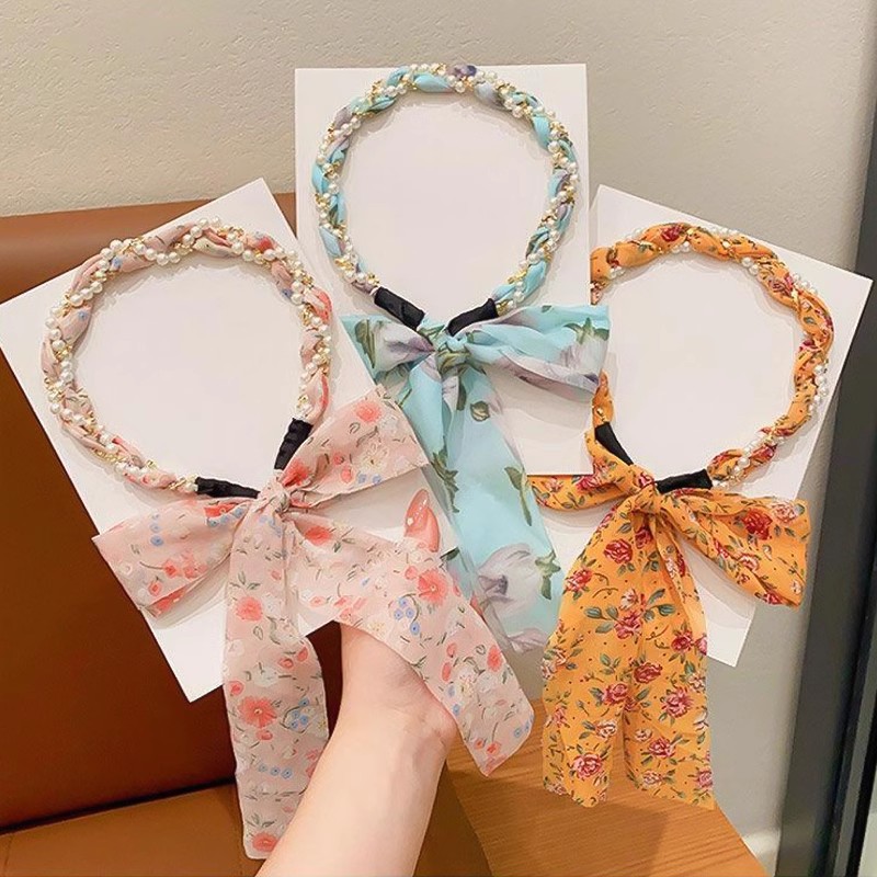 Super inmortal flor triturada correa de cabello correa de cabello correa de perlas primavera correa de cabello correa de cabello correa de cabello niños trenzados correa de cabello
