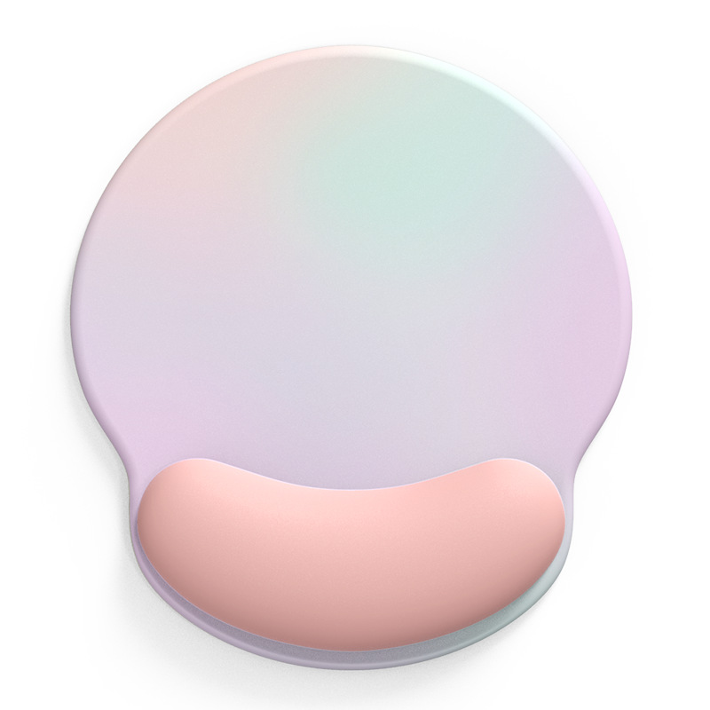 Nuevo gradiente mouse pad silicona muñeca pad estilo simple niños y niñas antideslizante portátil pulsera hermosa