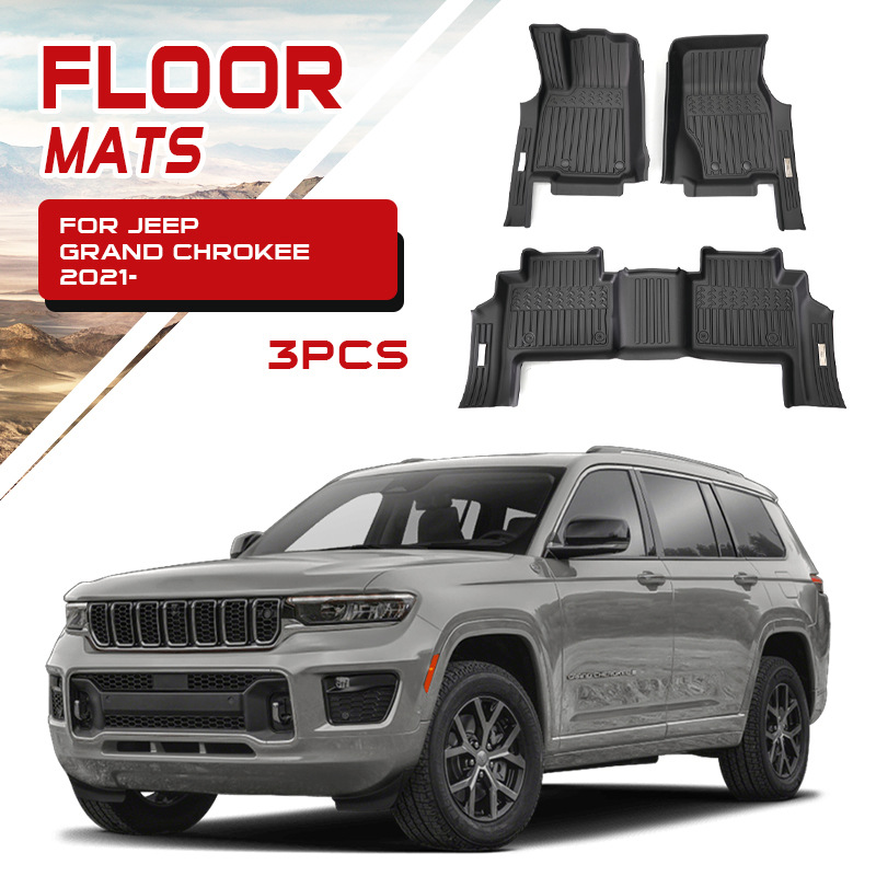Alfombrillas para Jeep Grand Cherokee, Alfombrillas Especiales de Cobertura Total de TPE Impermeables