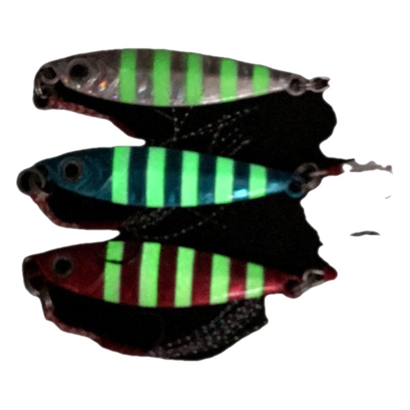 Banco de Wanya lanzando sacudidas lentas Placa de hierro pequeña cebo falso gancho de pesca equipo de pesca Luya Placa de hierro cebo de metal cebo de plomo 20g