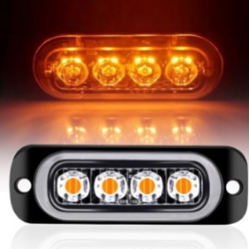 Lámpara lateral del automóvil 12V LED 4 lámpara de advertencia