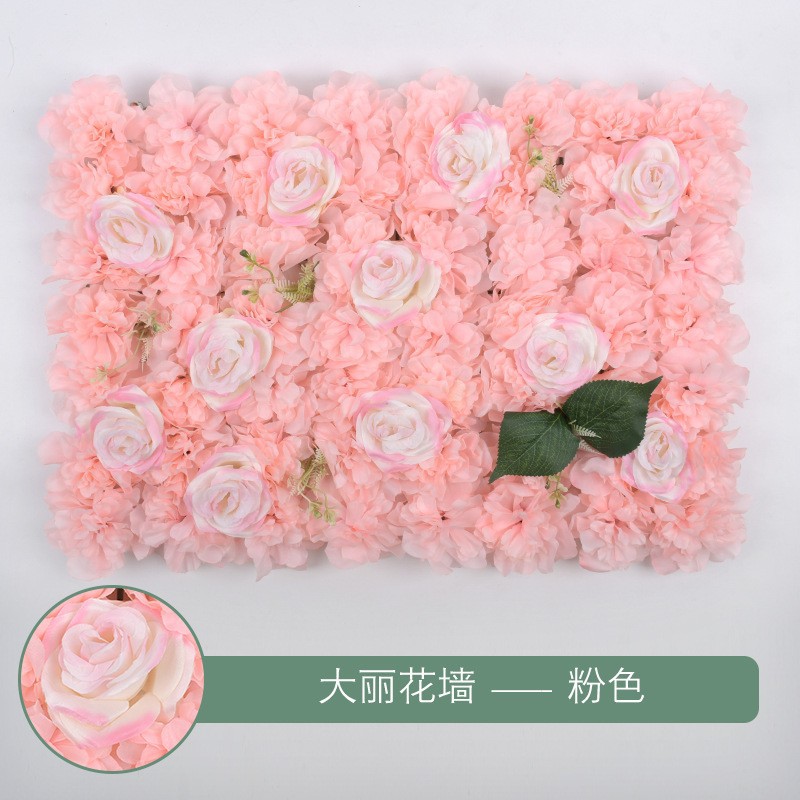 Muro de Flores de Hortensia para Decoración de Bodas, Arreglo Floral, Fondo de Pantalla, Alfombra de Pared, Arreglo Floral Artificial, Muro de Flores Famoso en Internet, Decoración de Bodas al por Mayor