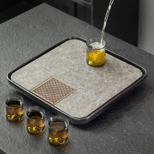 Natural Utrite Water Storage Tea Tray Living Room Household Water Storage Dry Soaking Table Tea Set Tray Small Tea Table Stone Tea Sea