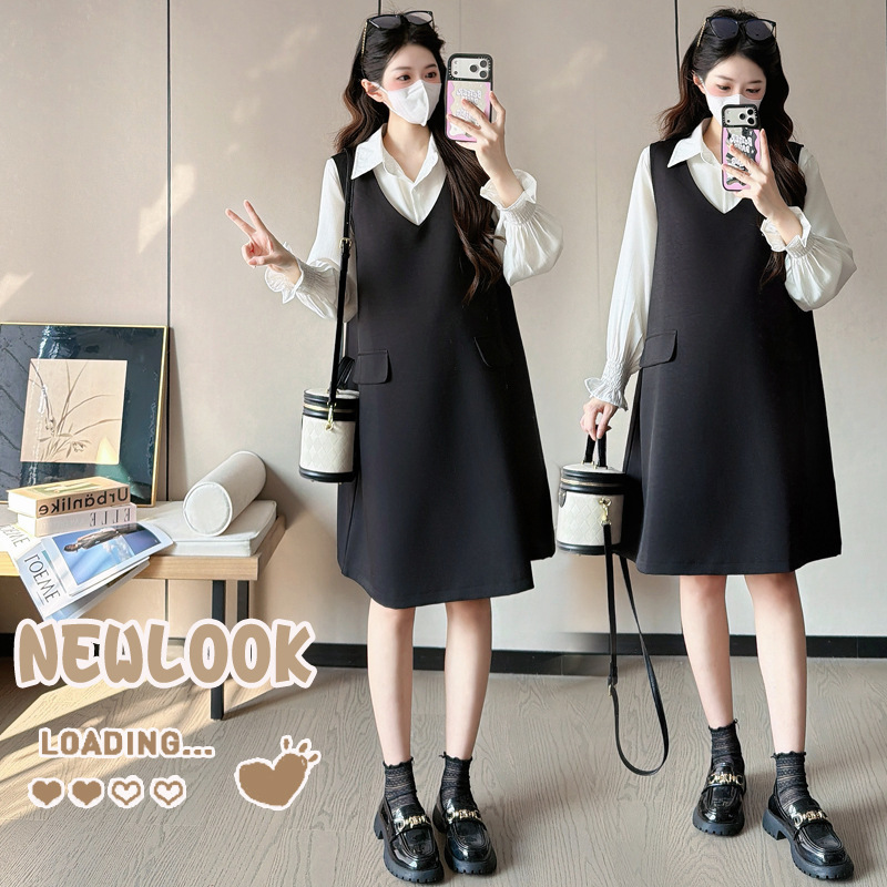 2026 Spring New Style Maternity Dress for Pregnant Women, Office Professional Maternity Plus Size Set 2026 Spring New Style Maternity Dress for Pregnant Women, Office Professional Maternity Plus Size Set