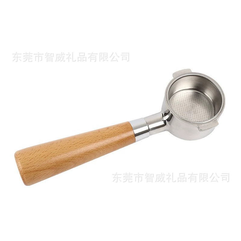 Coffee machine, handle, metal extract stainless steel, 51mm