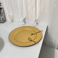 Zhu Zhu Plate High-End Wedding Banquet Main Plate Platter Plate 2022 Trendy Irregular Fruit Plate Banquet Plate