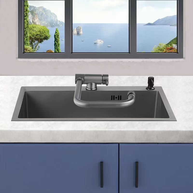 kitchen tap304 stainless steel kitchen faucet, rotatable faucet for household sink with window undefined