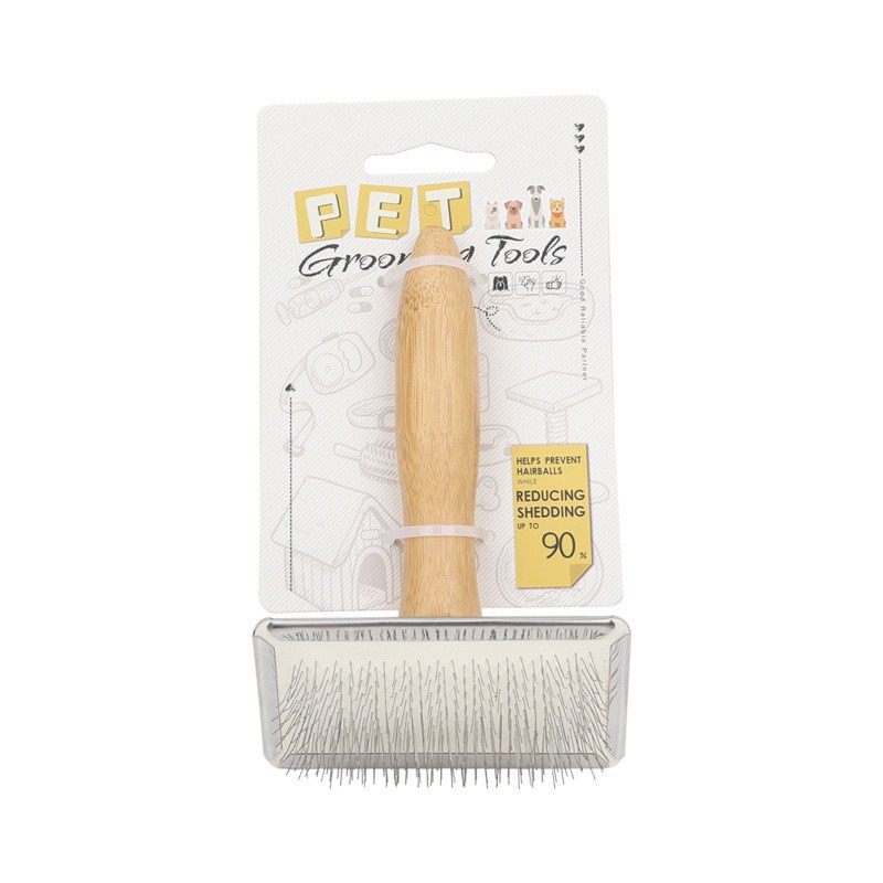 ペット用品ペット櫛竹製蓬毛櫛犬猫櫛去浮毛櫛美容針櫛|undefined