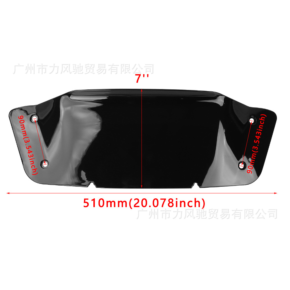 Aplicable a Harley Gliding Avenue CVO modificado para aumentar el parabrisas de 7 pulgadas 23 años accesorios de motocicleta
