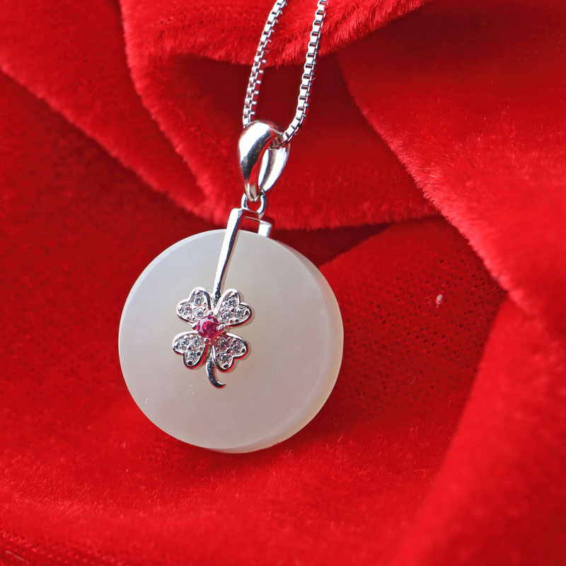 和田白玉吊坠0038