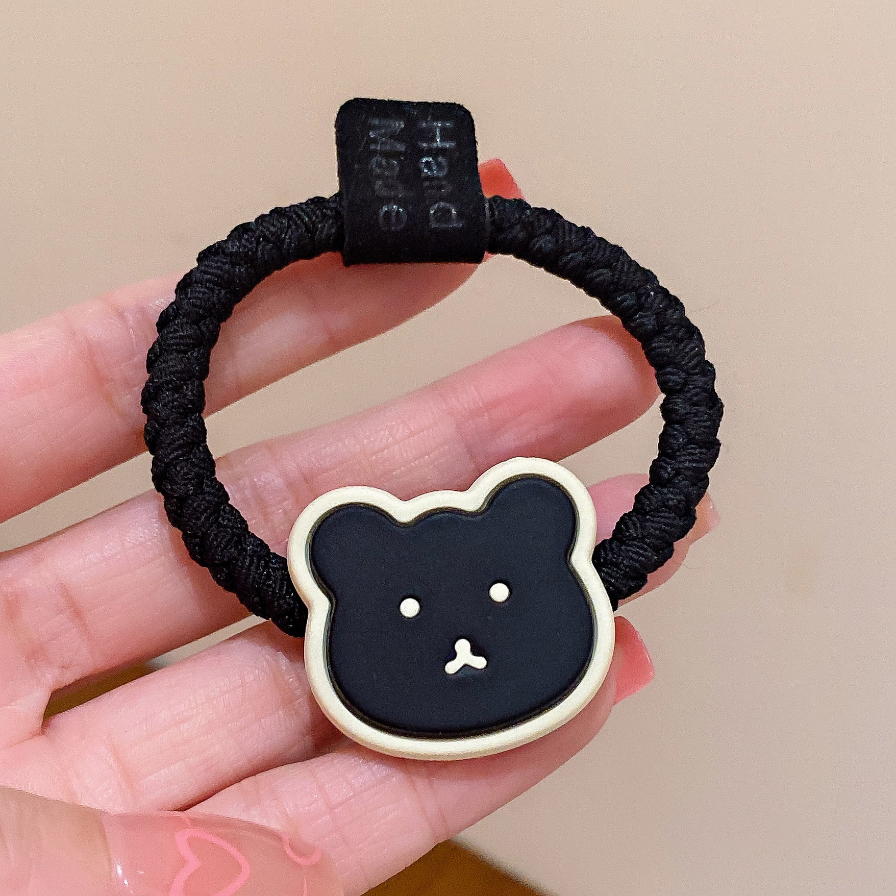 Banda de pelo de oso pardo hembra 2023 nueva cuerda de pelo para niños chica corbata de pelo banda de goma Linda cuerda de pelo de dibujos animados accesorios para el cabello