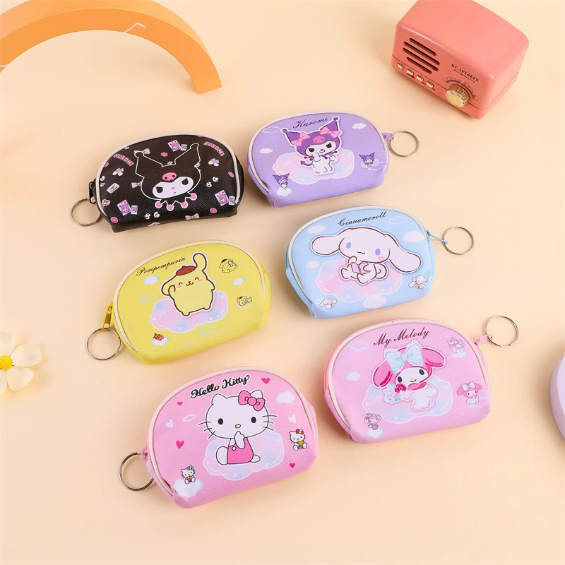 Новый милый мультяшный мини-кошелек для мелочи, очаровательный плюшевый брелок-подвеска.