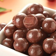 棵力果酸奶山楂球巧克力网红休闲零食散装糖果奶乐渣夹心巧克力豆