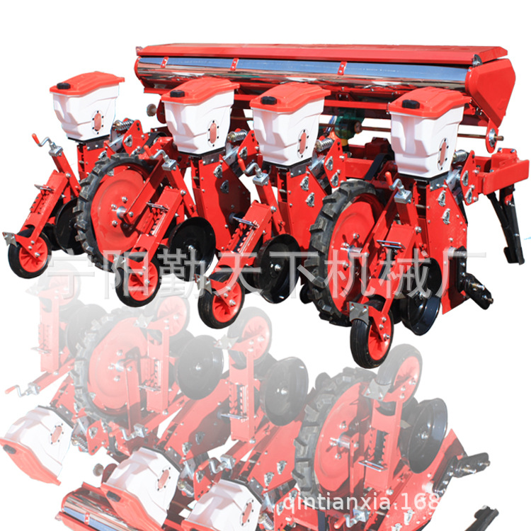 全新款式悬浮玉米精播机 春仿平播大豆高粱行距株距可调播种机