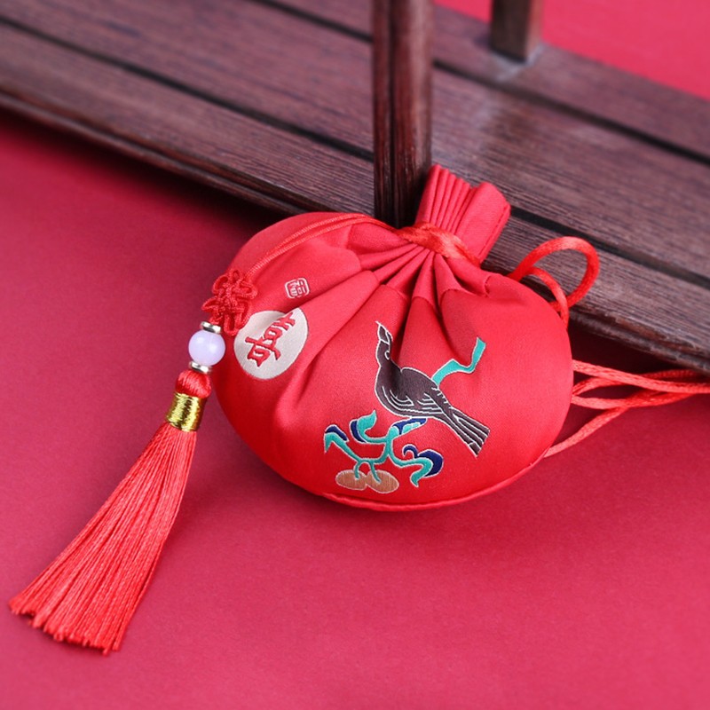 Dragon Boat Festival repelente de mosquitos bolsita de brocado bolsita vacía bolsita portátil antiguo coche colgante Dragon Boat Festival regalo