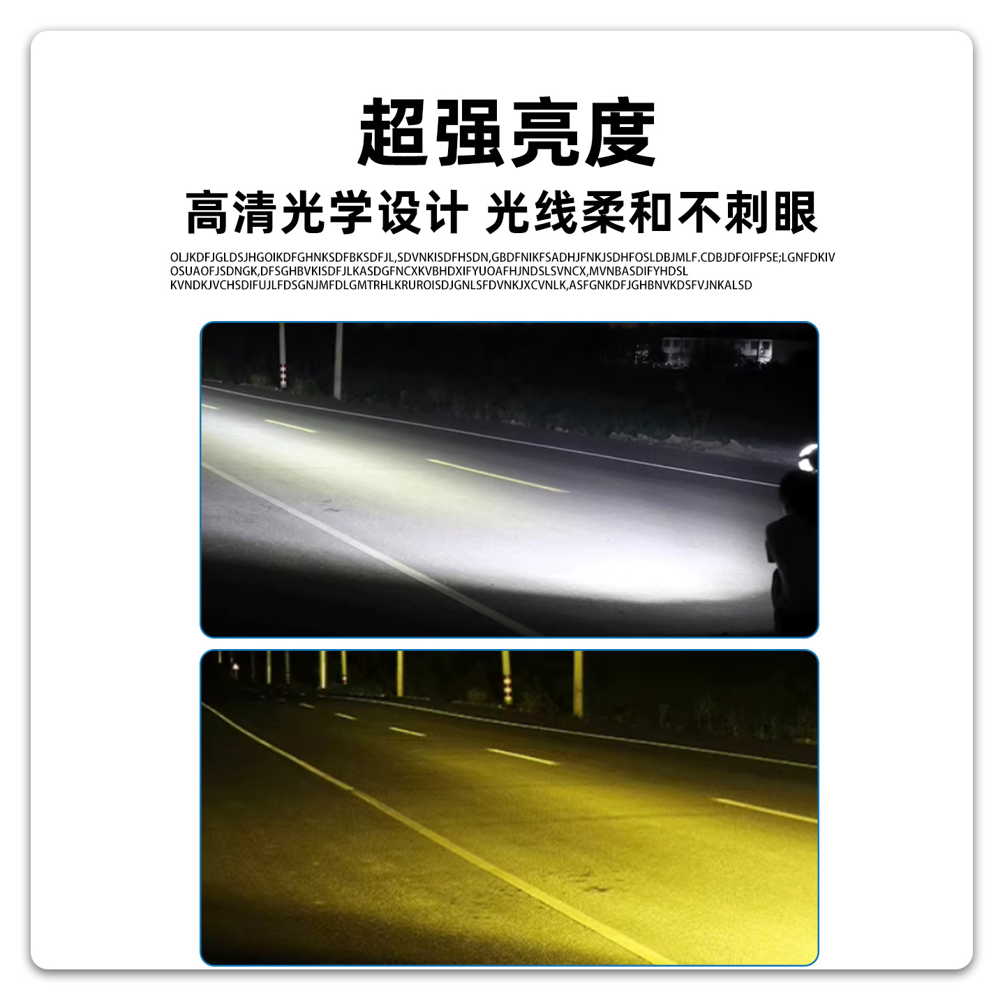Transformación de automóviles y camiones led luz de trabajo cuadrada con luz diurna vehículo todoterreno de doble color faro image 4