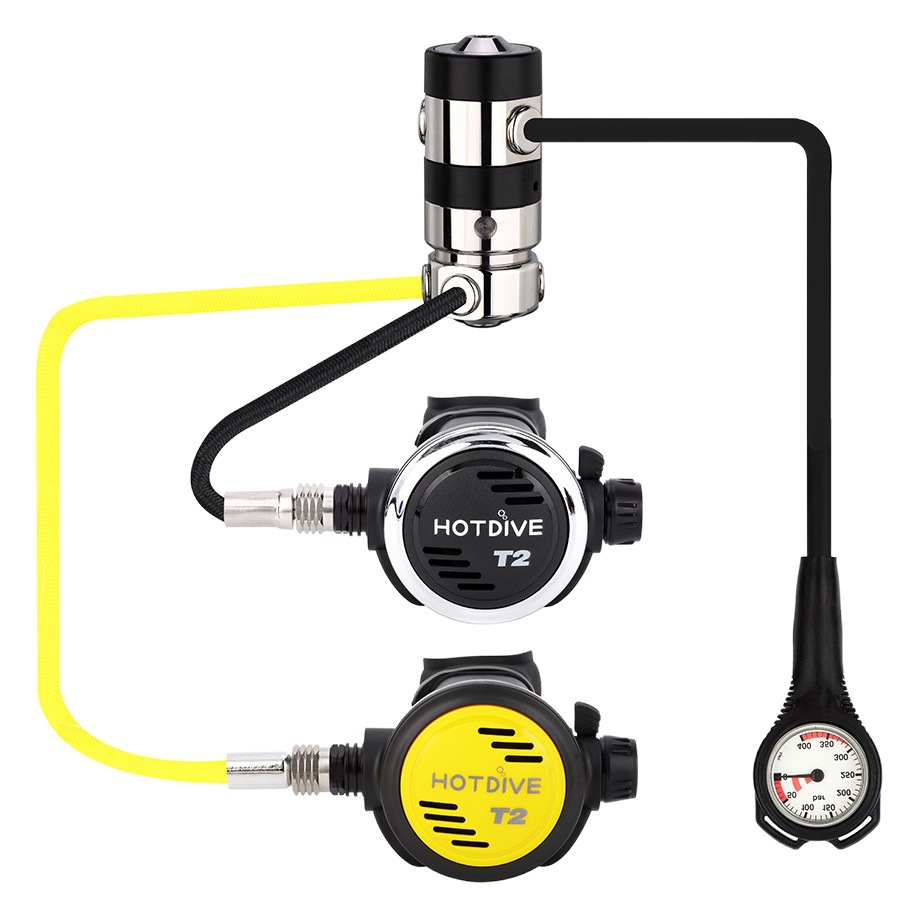 Hotdive buceo respirador principal de primer nivel de la cabeza de buceo profundo regulador de buceo traje de buceo equipo de buceo profesional