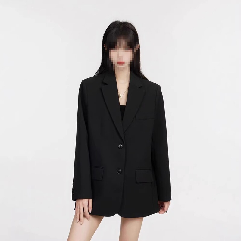 Simple casual shirt jacket, Korean style unisex trendy stylish blazer, versatile spring suit top Simple casual shirt jacket, Korean style unisex trendy stylish blazer, versatile spring suit top