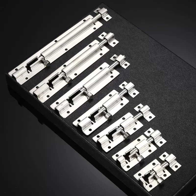 不锈钢插销门窗明装实心加厚插芯门栓门闩3寸-12寸厂家批发插销式