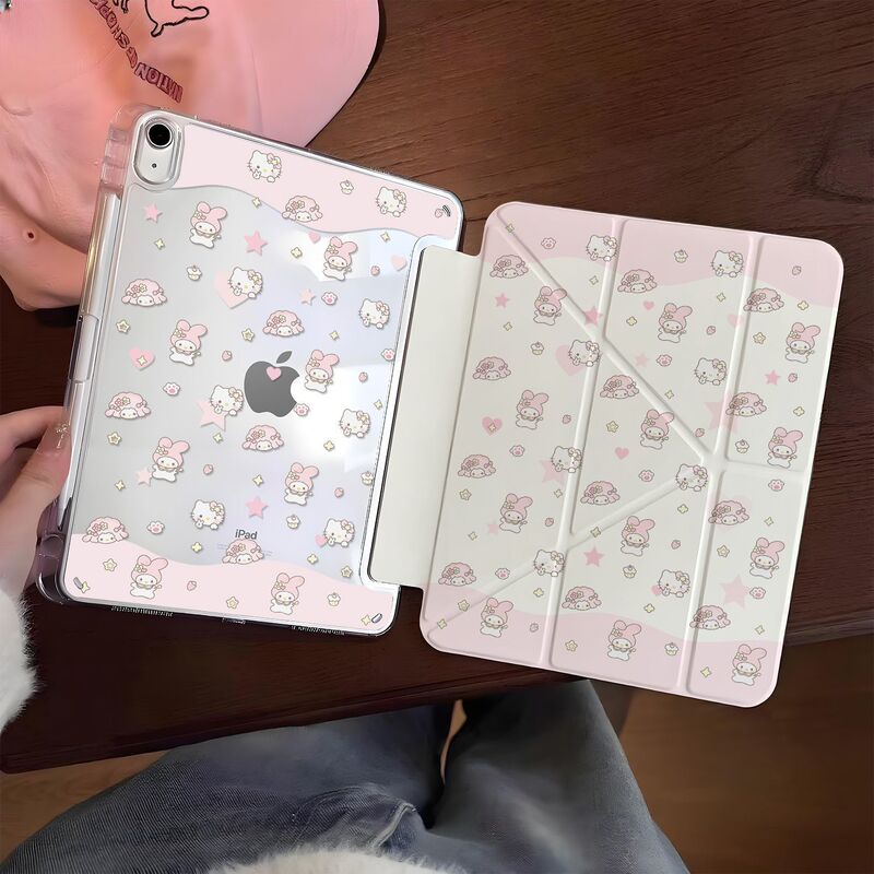 Star Sanrio Apple iPad Air6 Tablet 7/8/9 Generation A16 Protective Case Pro 11inch Mini Protective Case 5
