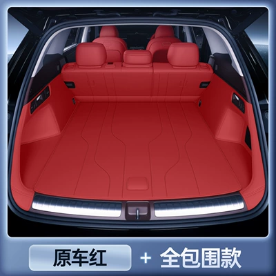 Trunk Mat of the WEY V8X, this - selected-original-car-red-full-coverage-trunk-mat-weipai-v8x