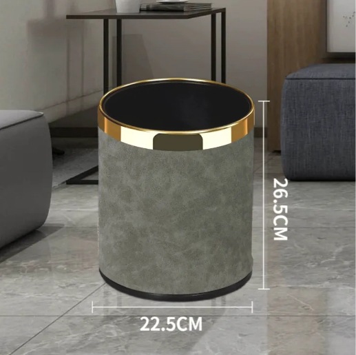 10L círculo de oro doble hollín gris verde