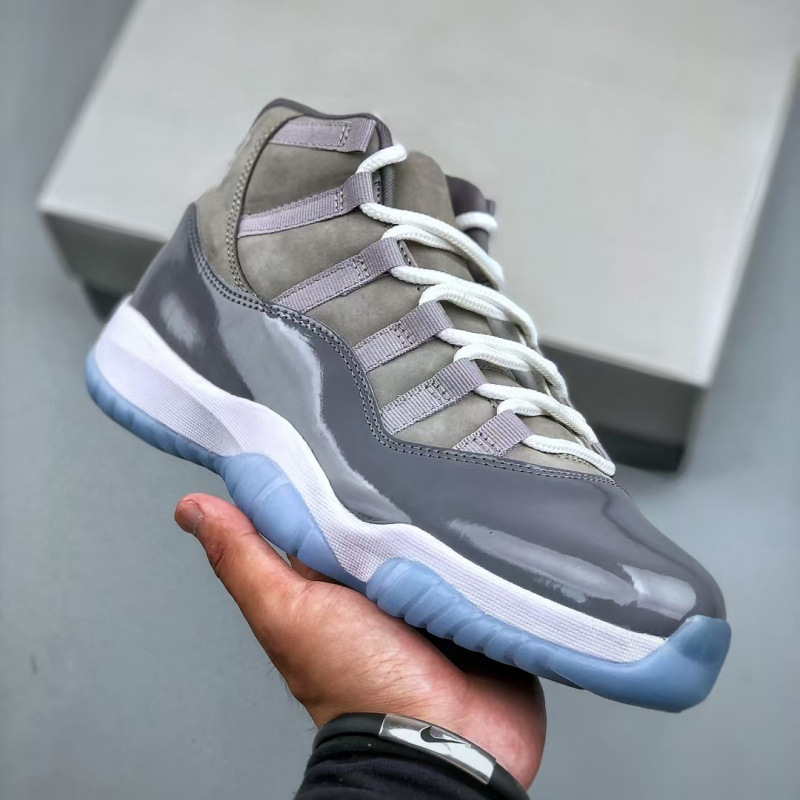 Transfronterizo Putian zapatos aj11 Gamma Azul Gran Demonio zapatos deportivos zapatos de carrera frescos gris negro rojo Joe 11 zapatos de baloncesto de alto nivel