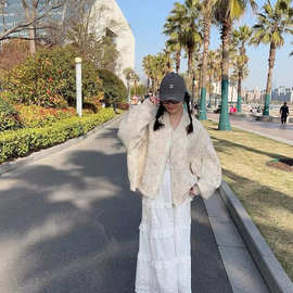 棒球服外套女春秋季2026年新款美式慵懒chic短款宽松外搭开衫上衣